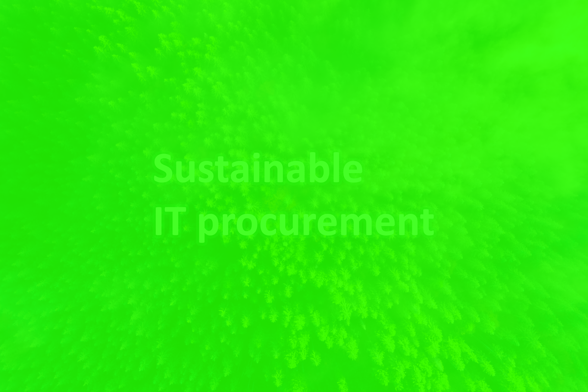 Sustainable IT procurement for High-end datacenter equipment