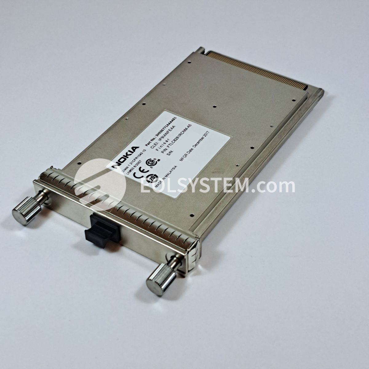 3HE06771AA, Alcatel Nokia Genuine Original 100GBASE-SR10 CFP 100GE Module for SR7 7750 Service Route